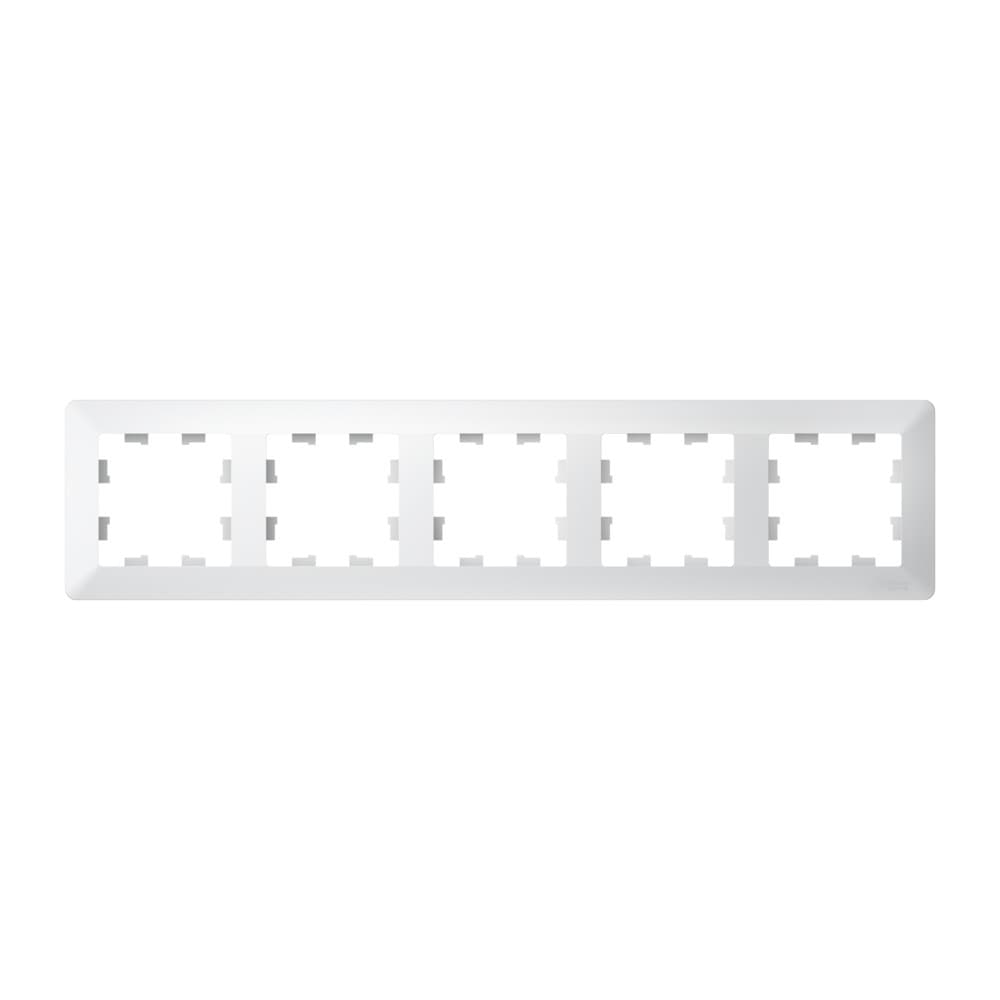 Systeme Electric AtlasDesign Air Лотос/дымчатый белый Рамка 5-ая — миниатюра 1