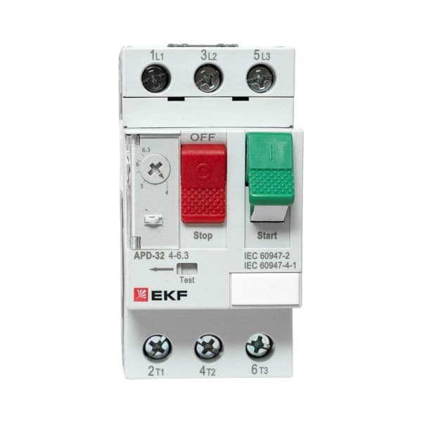 EKF Автомат пуска двигателя АПД-32 4-6,3А — миниатюра 3