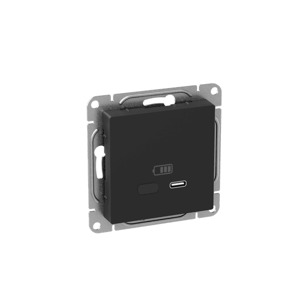 EKF Механизм розетки USB-С, быстрая, чёрная Эпика — миниатюра 2