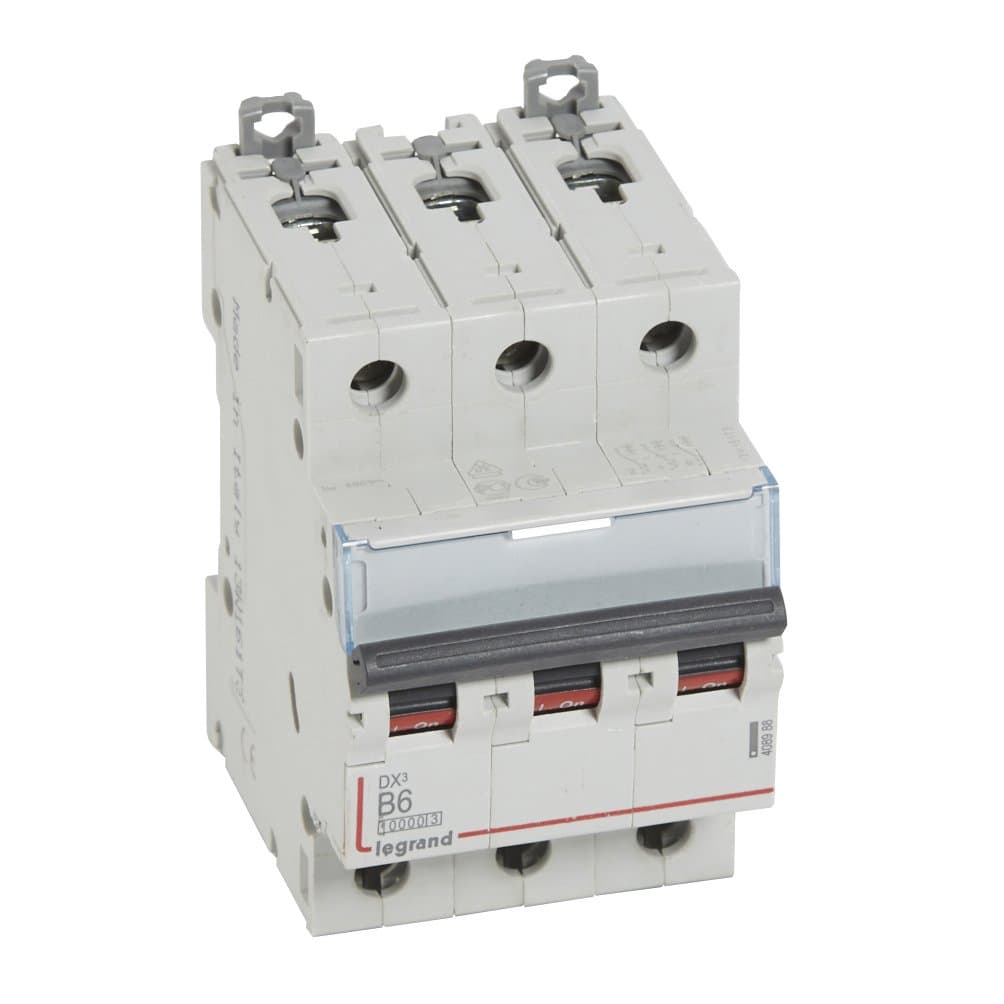 Legrand DX3 Автоматический выключатель 3P 6A (B) 10kA/16kA 408988