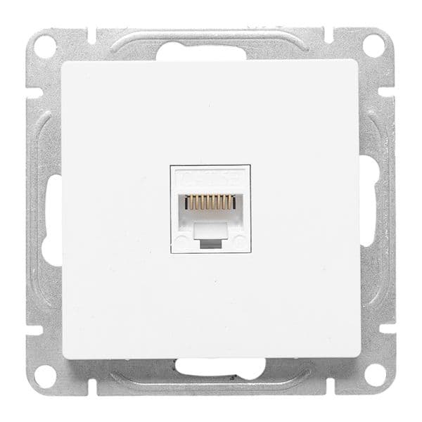 EKF Механизм розетки RJ45 (cat5), белый Эпика — миниатюра 5