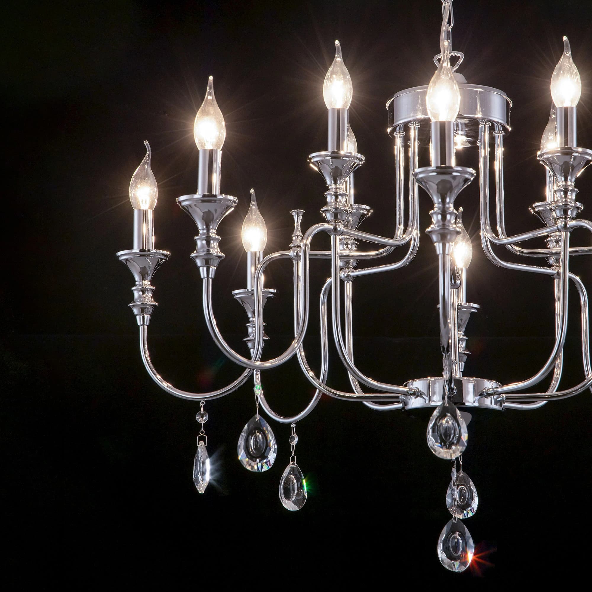 Citilux CL437221 Рига Хром Светильник Люстра — миниатюра 6