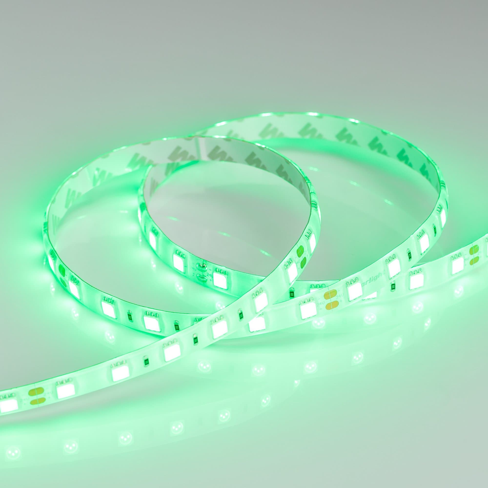 Arlight Светодиодная лента RTW 2-5000SE 24V Green 2x (5060, 300 LED, LUX) (14.4 Вт/м, IP65) 016505 — миниатюра 4
