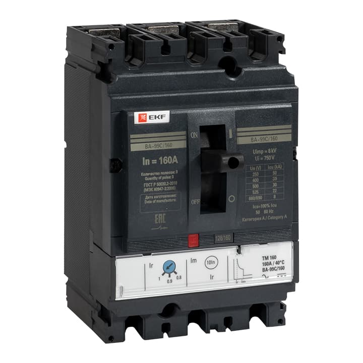 EKF Выключатель автоматический ВА-99C (Compact NS) 160/160А 3P+N 36кА PROxima