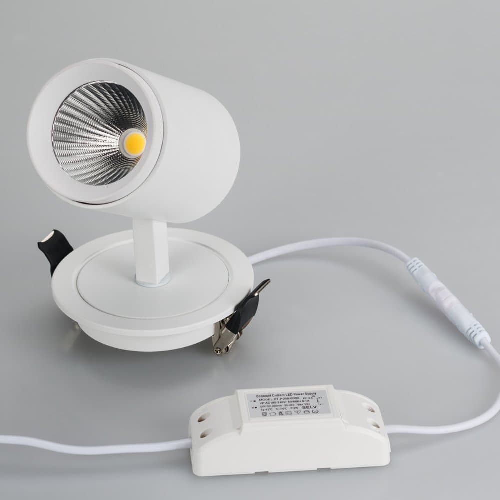 Arlight Светильник LGD-LUMOS-R62-9W White6000 (WH, 25 deg) (IP20 Металл, 3 года) 024286 — миниатюра 4