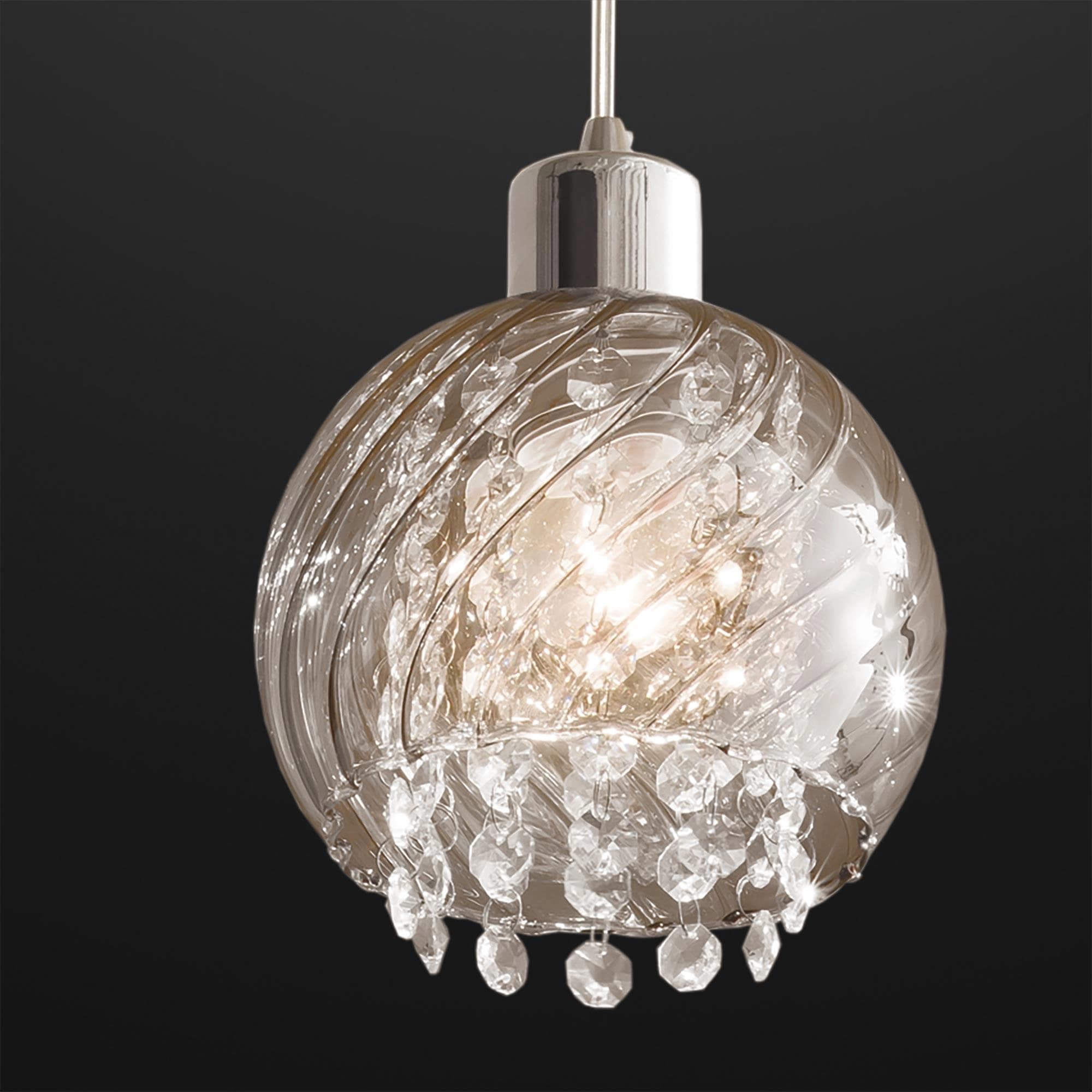 Citilux CL317111 Бейт Хром+Дымч. Светильник Подвес — миниатюра 3