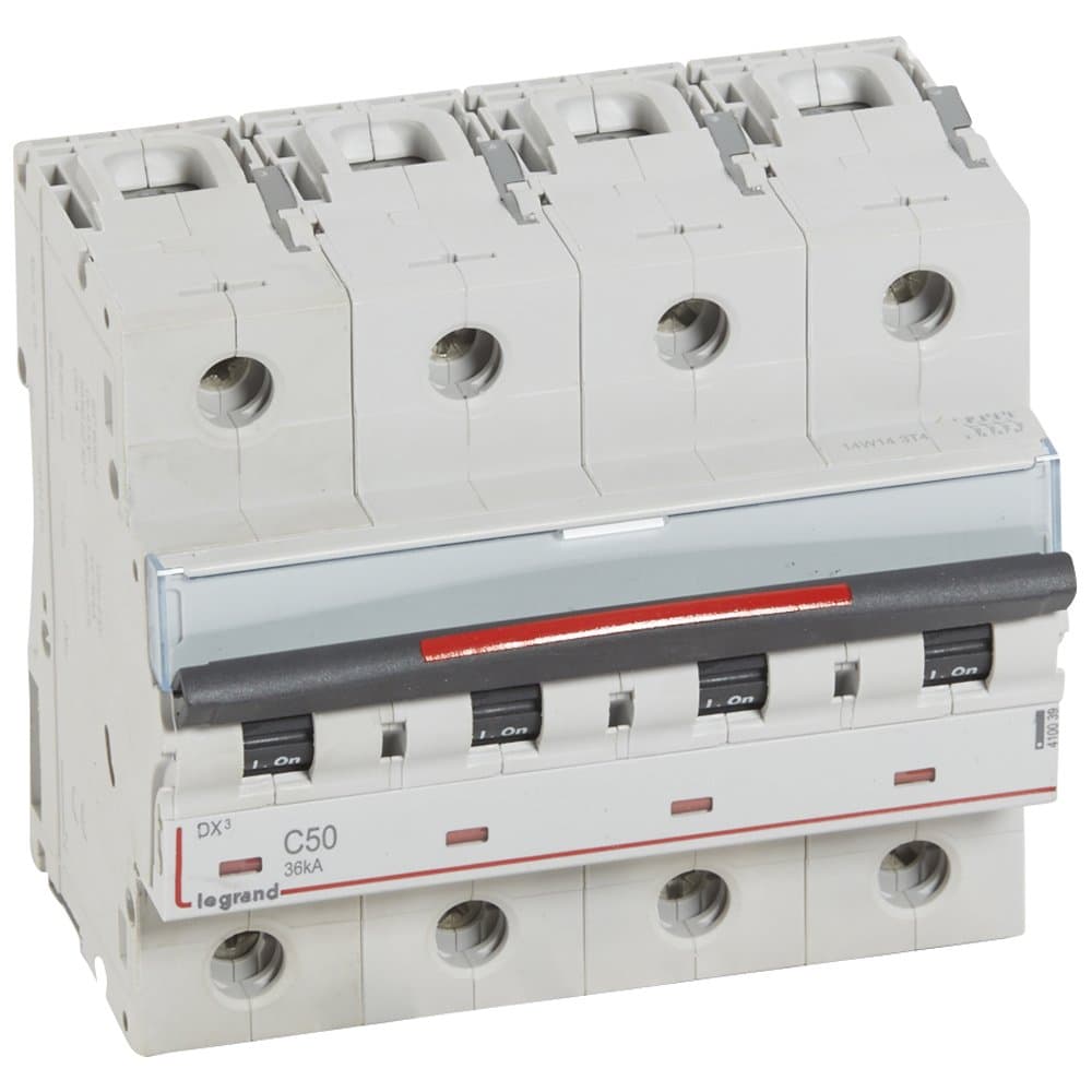 Legrand Автоматический выключатель DX3 50A 4п 36кА 410039