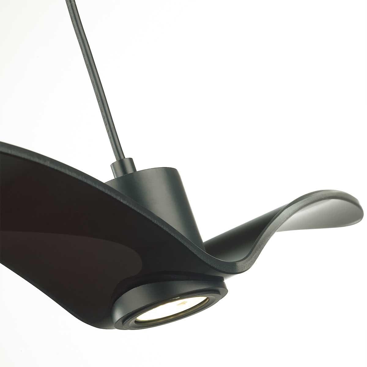 Odeon Light 4902/1A PENDANT ODL22 233 черный/стекло Подвес GU10 1*5W BIRDS — миниатюра 3