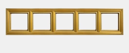 JUNG EcoProfi DECO Золото Рамка 5-ая EPD485GO