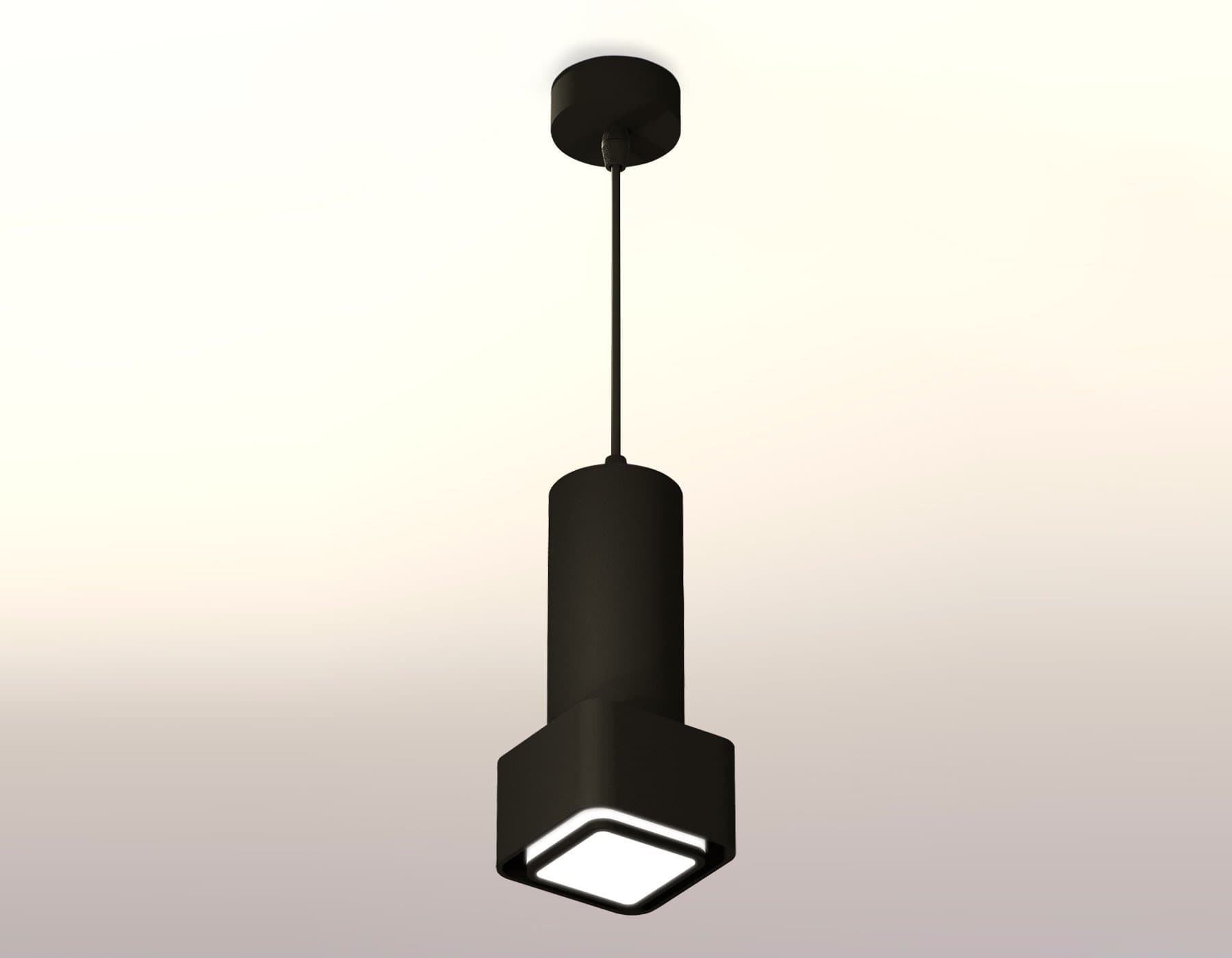Ambrella Комплект подвесного светильника с акрилом XP7833002 SBK/FR черный песок/белый матовый MR16 GU5.3 (A2311, C7443, A2011, C7833, N7751) — миниатюра 2