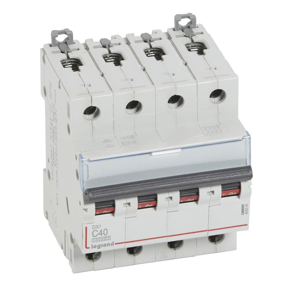 Legrand DX3 Автоматический выключатель 4P 40A (С) 10kA/16kA 409340 — миниатюра 1