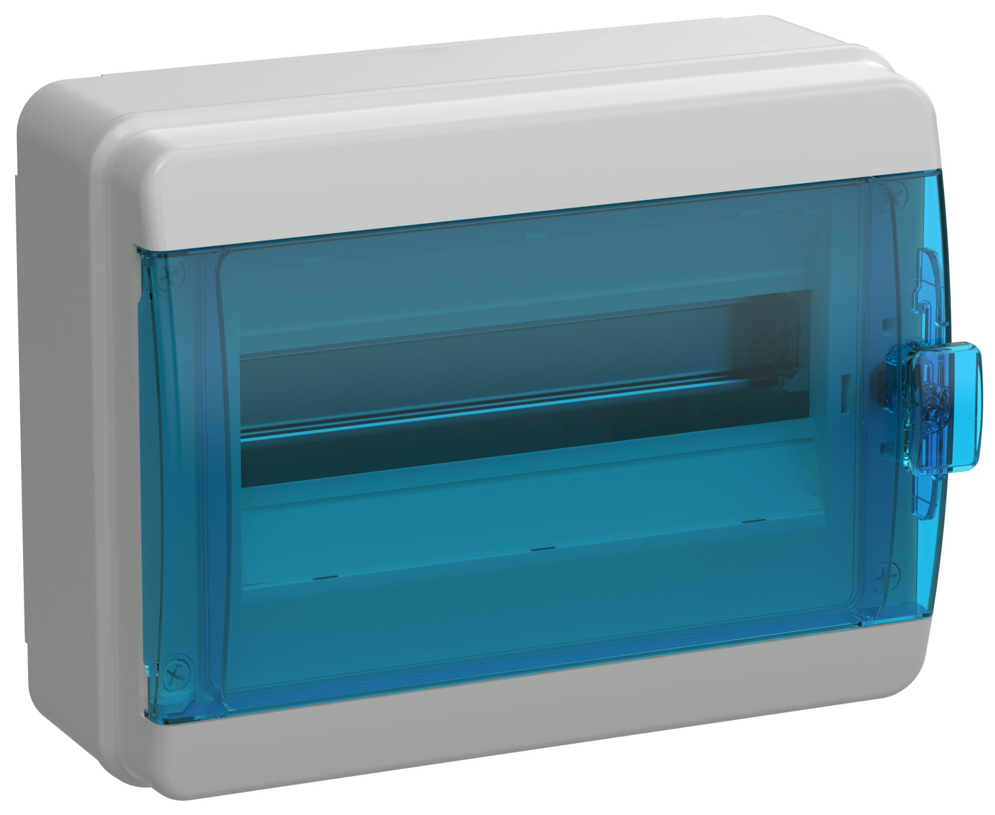 IEK TEKFOR Корпус пласт. КМПн-12 IP65 син. прозр. дверь