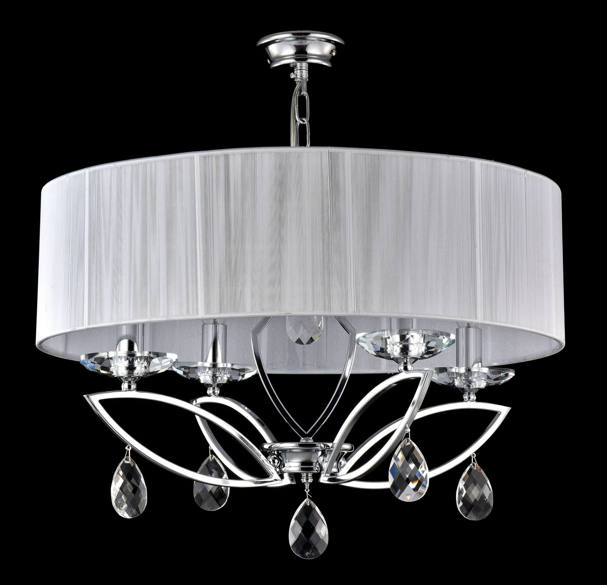 Maytoni Neoclassic Miraggio Хром Люстра 4xE14 40W MOD602-04-N — миниатюра 7