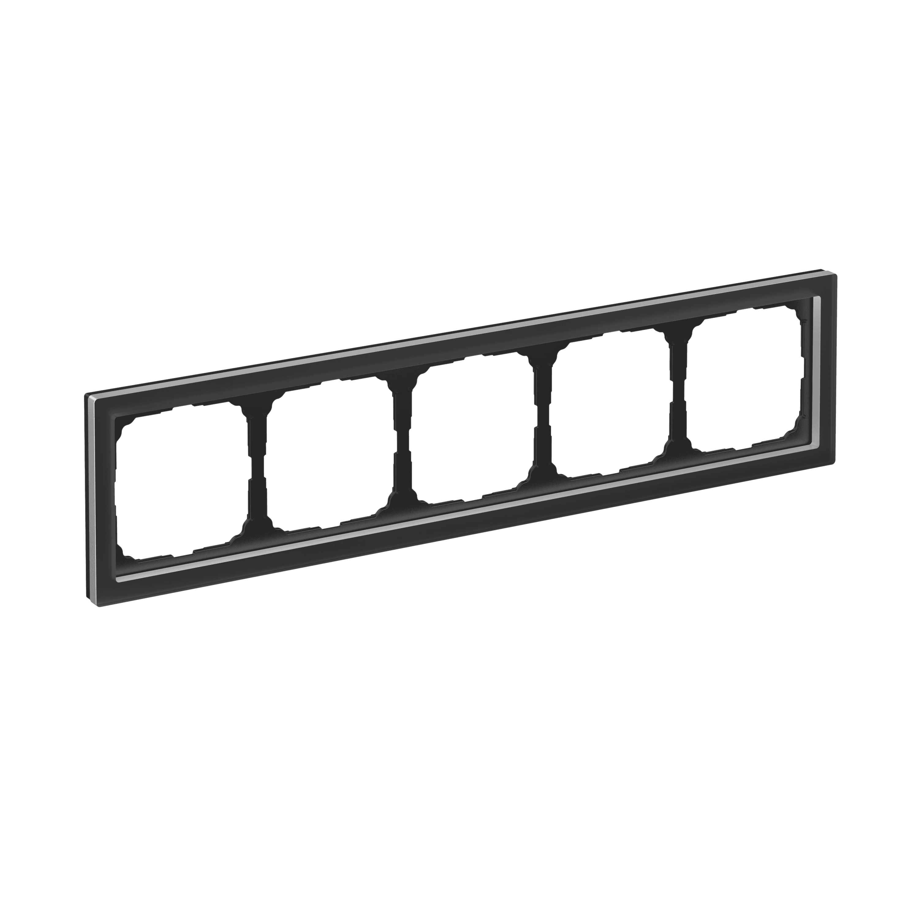 Systeme Electric ArtGallery Pure Матовое органическое стекло Черный Рамка 5-ая — миниатюра 6