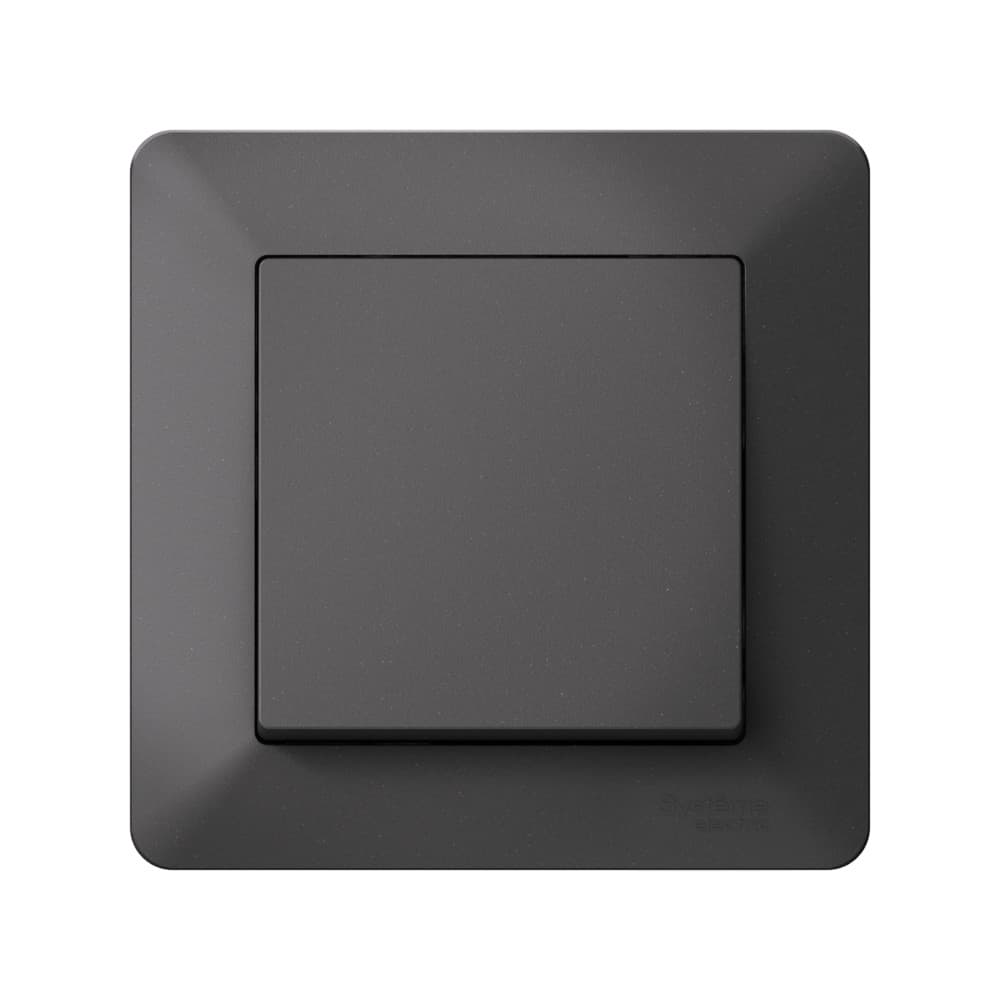 Systeme Electric AtlasDesign Air Базальт/дымчатый черный Рамка 1-ая — миниатюра 1