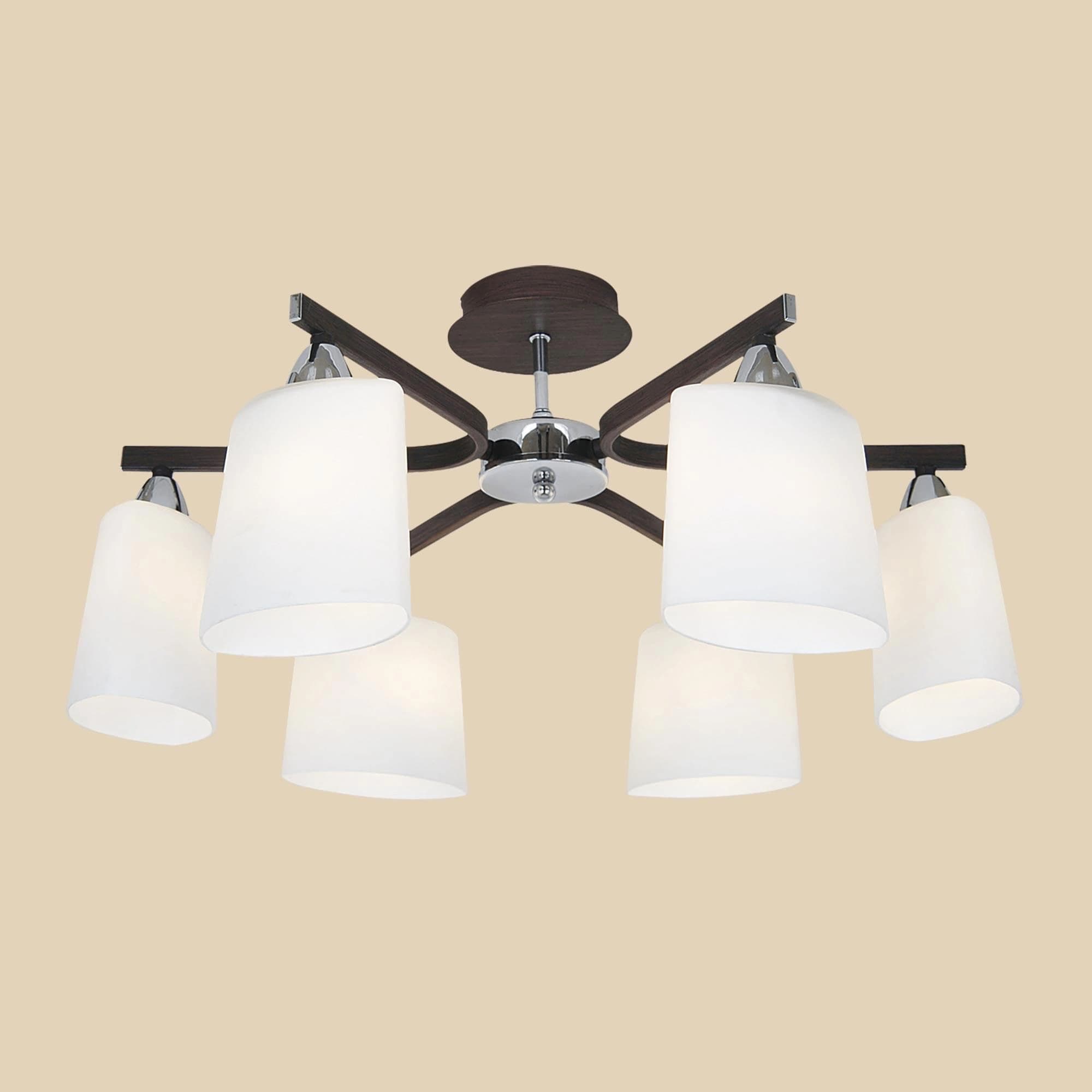 Citilux CL138161 Астра Хром+Венге Светильник Люстра — миниатюра 2