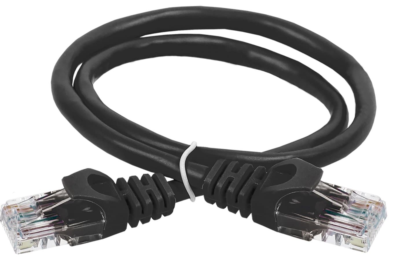 IEK ITK Коммутационный шнур кат. 5Е UTP LSZH 3м черный PC09-C5EUL-3M