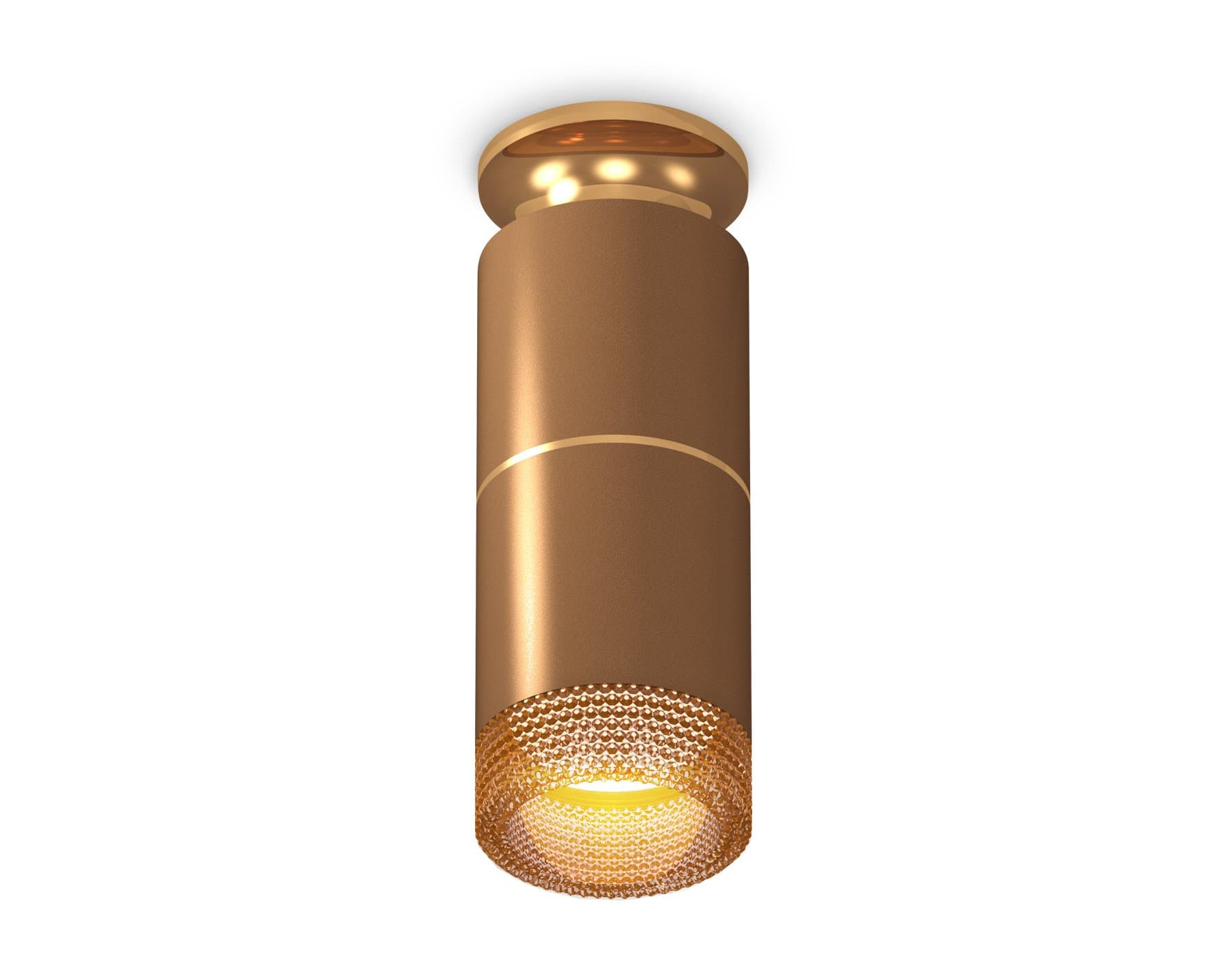 Ambrella Комплект накладного светильника XS6304191 SCF/PYG/CF кофе песок/золото желтое полированное/кофе MR16 GU5.3 (N6905, C6304, A2062, N6154) — миниатюра 1
