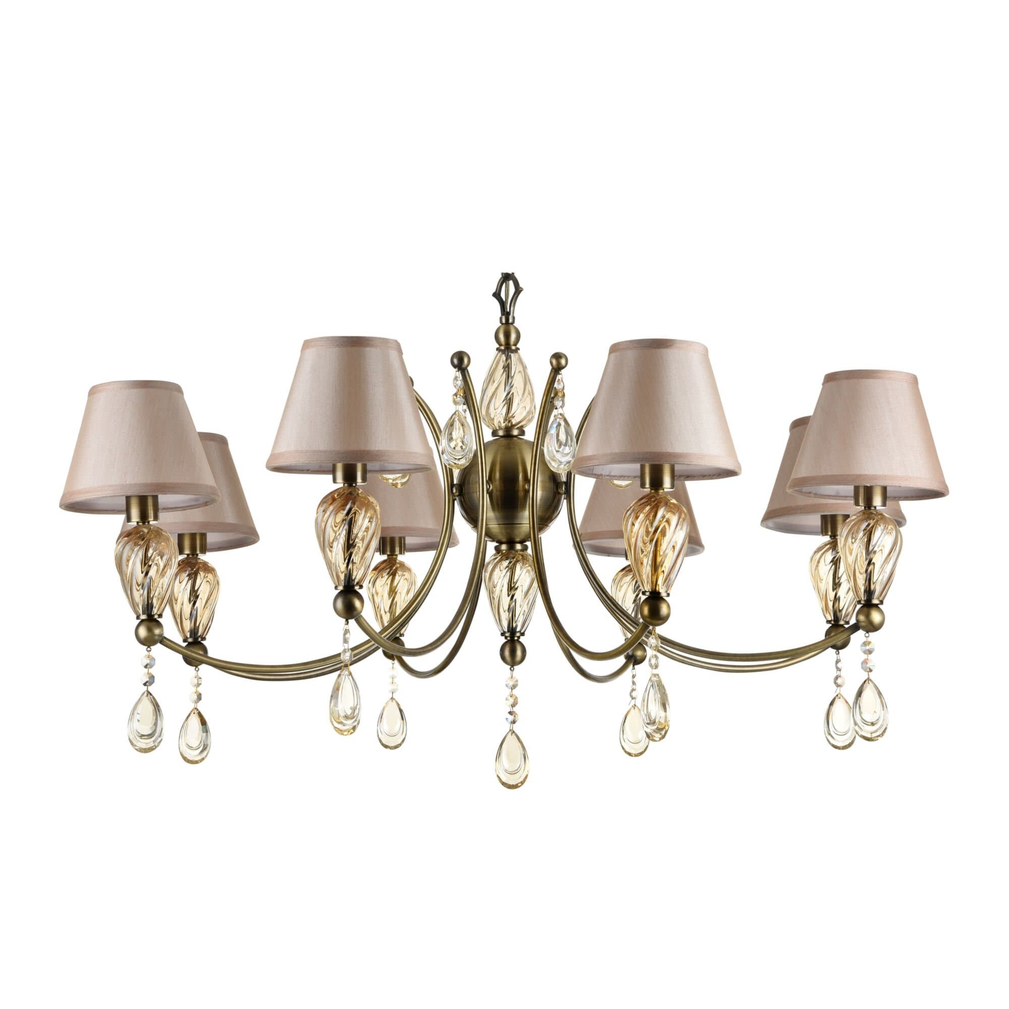 Maytoni Royal Classic Murano Бронза Люстра 8xE14 40W RC855-PL-08-R — миниатюра 4