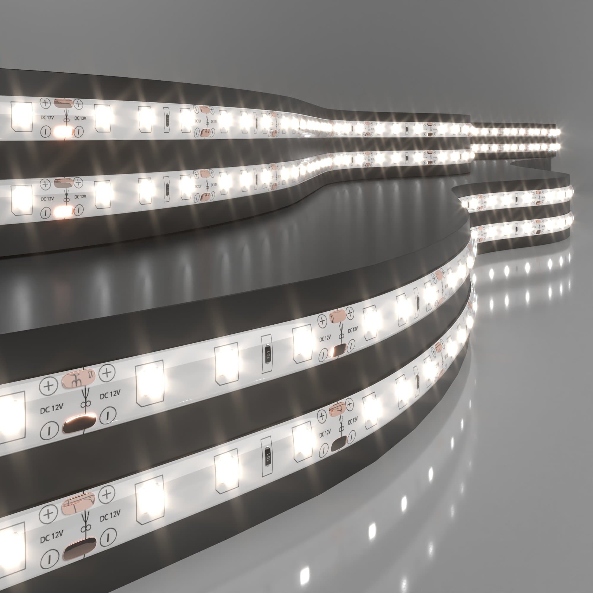 Elektrostandard 2835 12V 60Led 4,8W IP65 / Лента светодиодная 60Led 4,8W IP65 4200K дневной белый a050577