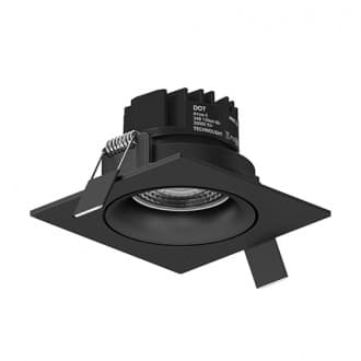 Technolight Фрейм Твист 85 220В 6Вт лм 3000К 93+ 60° TRIAC RAL 9005 60631-3K-02-BK