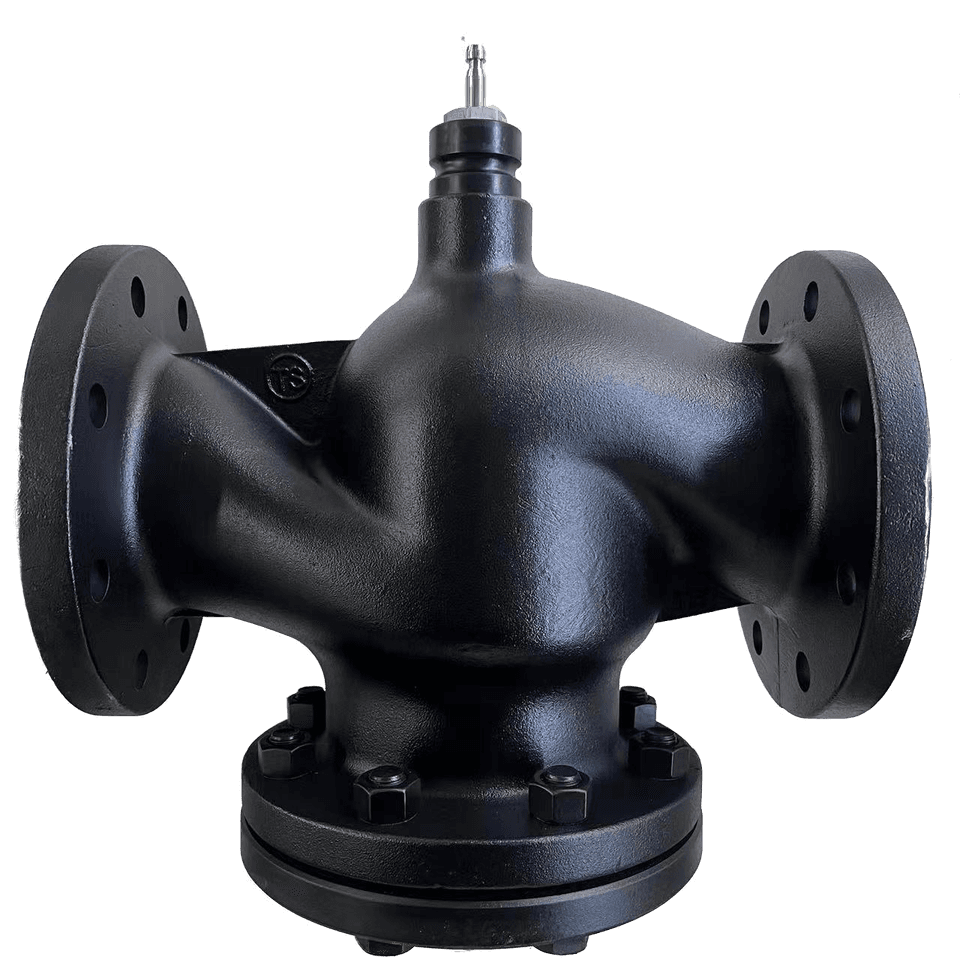 Systeme Electric Клапан регулирующий 2-ход фланц PN16 DN100 124м³/ч -20…+130°С
