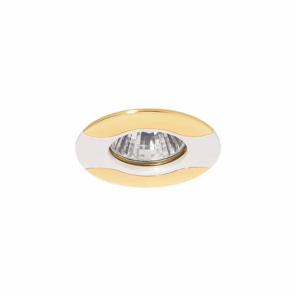 Italmac Nautilus 51 0 24 Светильник точечный MR 16, неповоротный, комбинированный, золото/никель/золото MR 16 — миниатюра 1