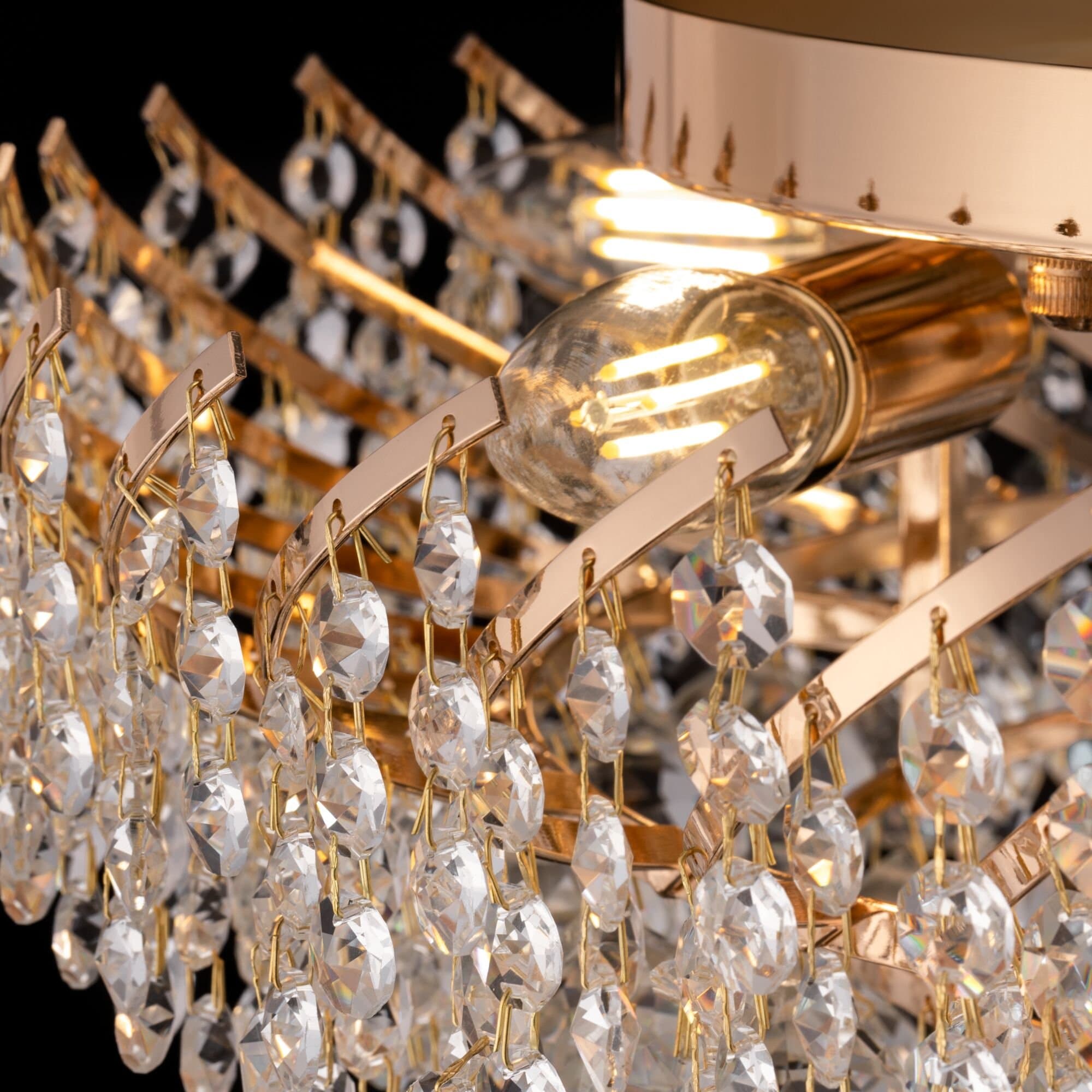Maytoni Royal Classic Karolina Золото Люстра 9xE14 40W DIA120-09-G — миниатюра 4