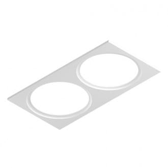 Technolight Рамка двойная под круглые 85 RAL 9016 белая 41007-WH