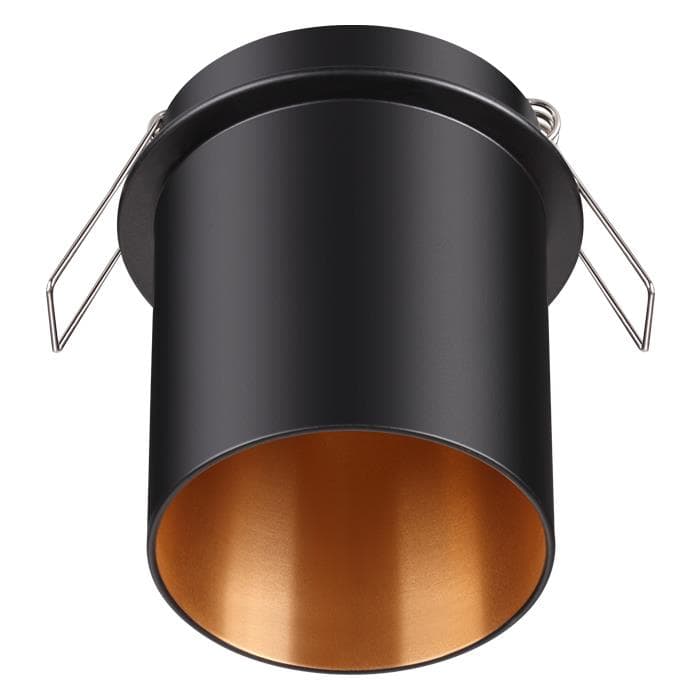 Novotech 370433 NT19 130 черный Встраиваемый светильник IP20 GU10 50W 220V BUTT