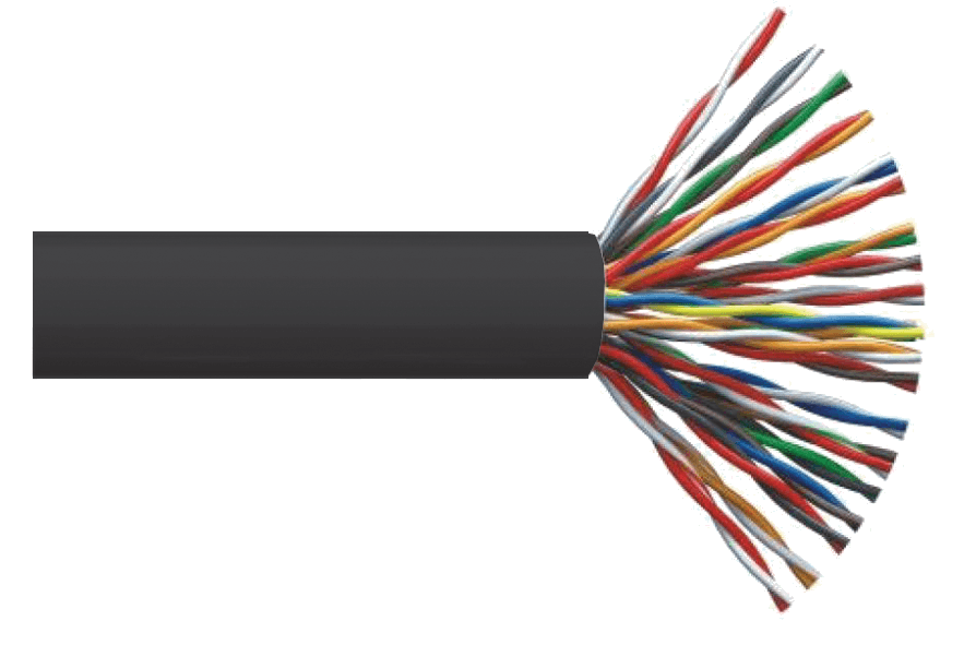 IEK ITK Кабель связи витая пара U/UTP, кат.5E 50х2х24AWG solid, LDPE, 305м, черный LC3-C5E50-139 — миниатюра 2