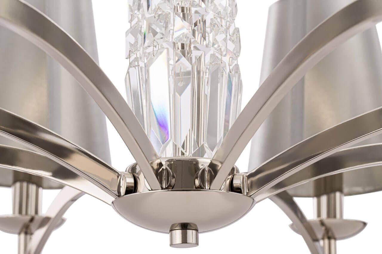 Maytoni Modern Krona Никель Люстра MOD076PL-08N — миниатюра 5