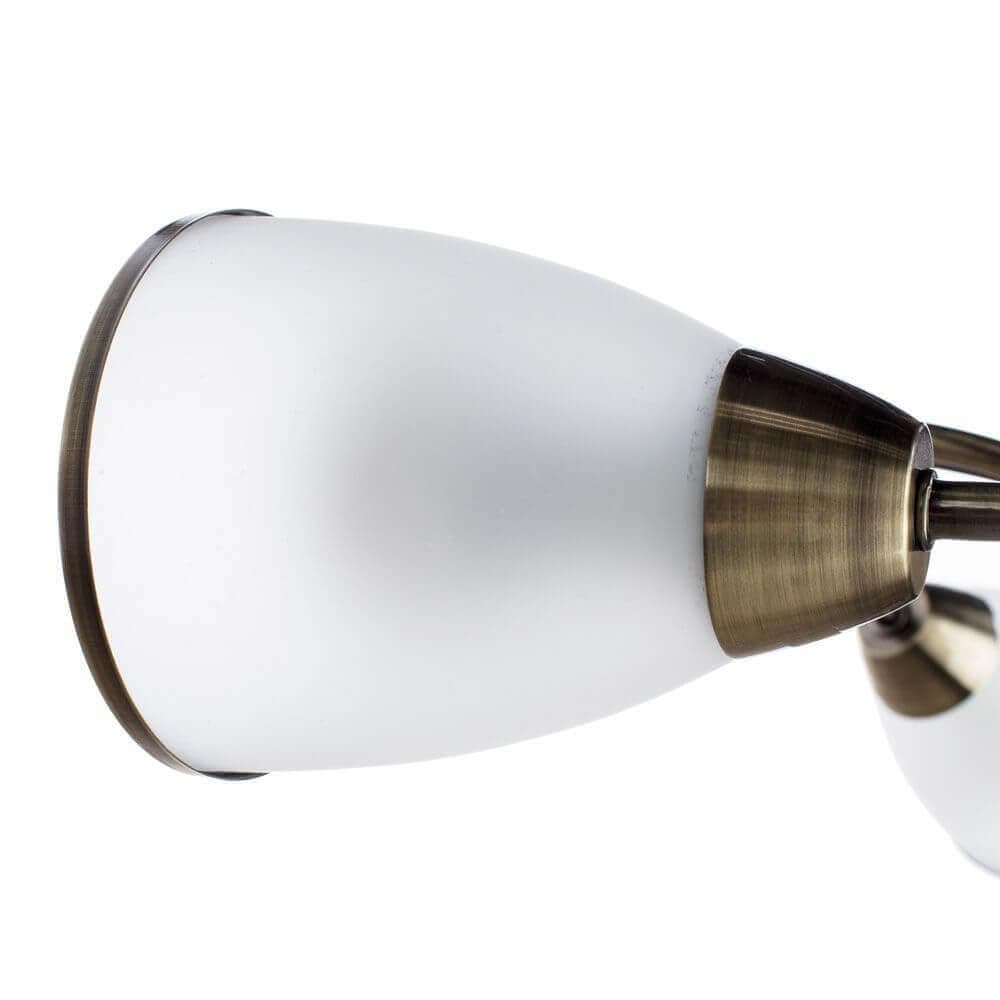 Arte Lamp Innocente Бронза/Белый Светильник потолочный 3x60W 3xE14 A6056PL-3AB — миниатюра 6