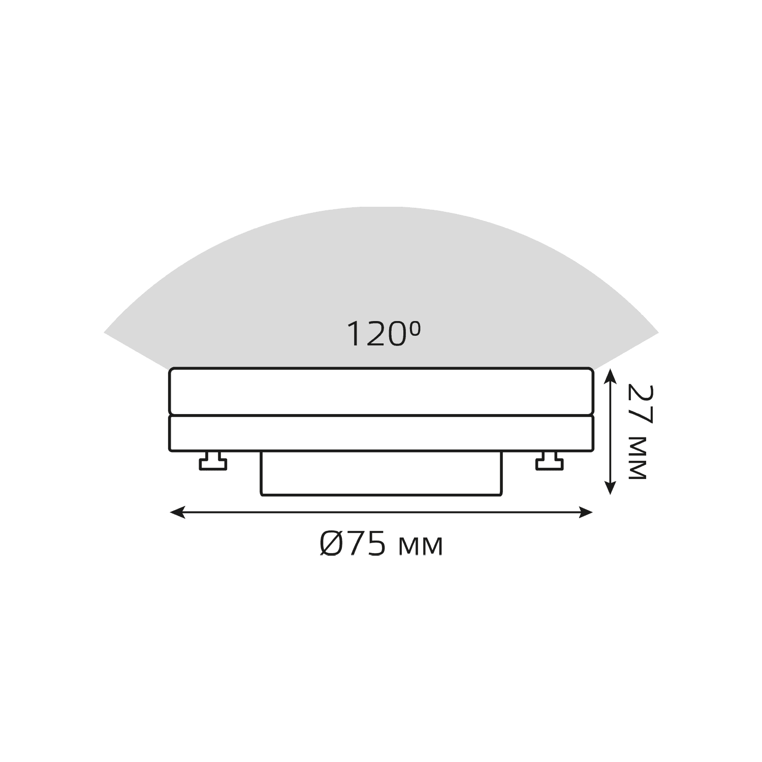 Gauss Лампа Basic GX53 8,5W 810lm 3000K LED 20849192 — миниатюра 2