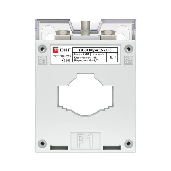 EKF Трансформатор тока ТТЕ-30-100/5А mini класс точности 0,5 PROxima — миниатюра 2