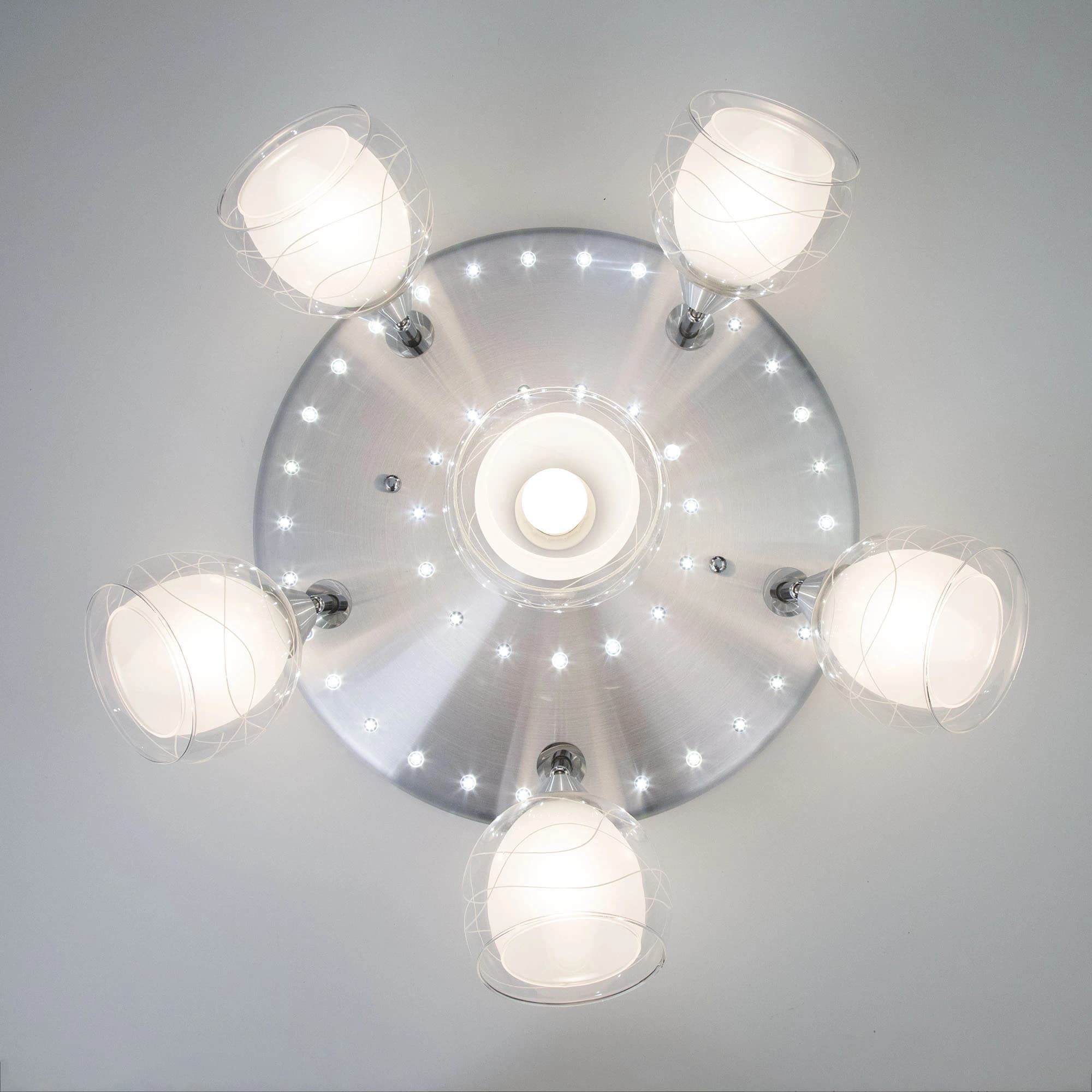 Citilux CL158162 Самба+LED Алюм+Хром Светильник Люстра — миниатюра 9