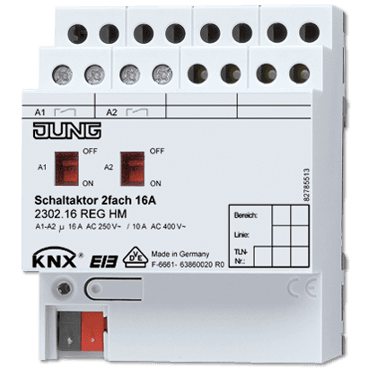 JUNG KNX/EIB Серый Актуатор 2302.16REGHM