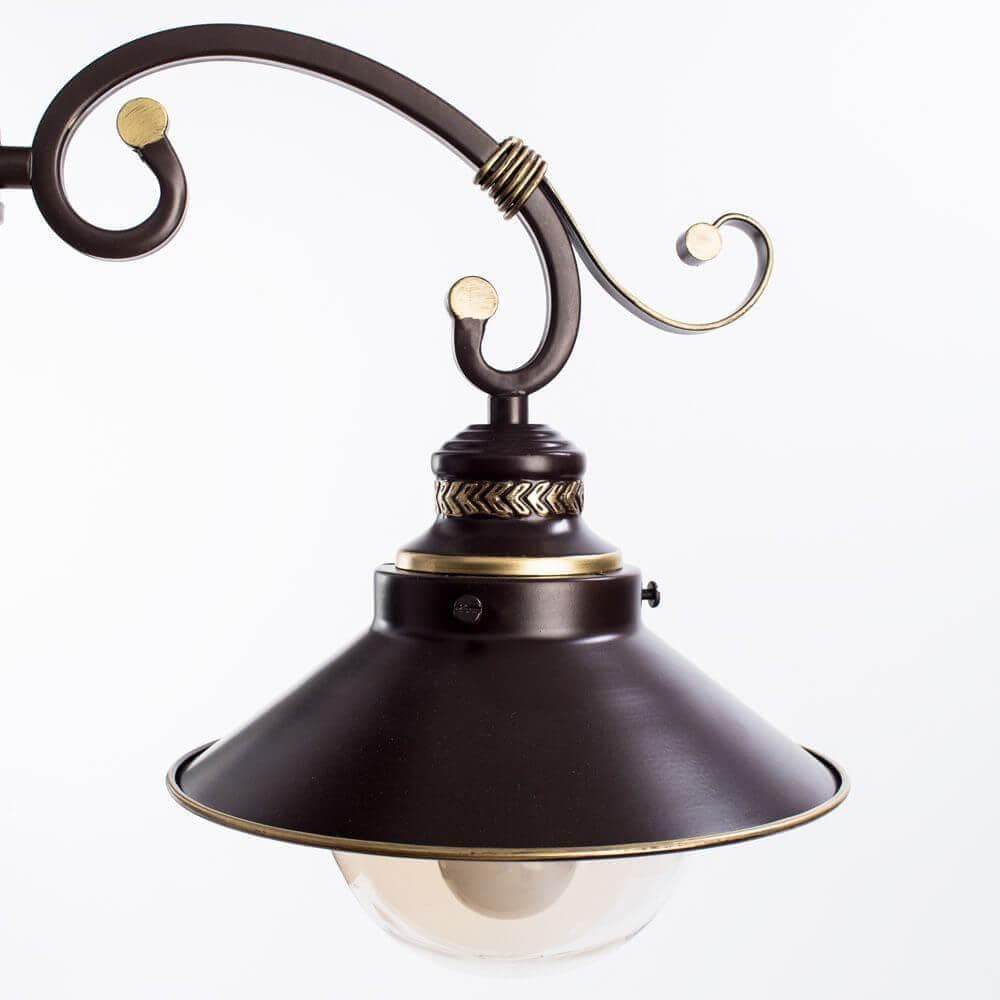 Arte Lamp Grazioso Коричневая/Прозрачная Люстра 3x60W 3xE27 A4577PL-3CK — миниатюра 3