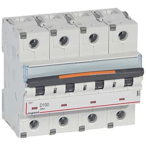 Legrand DX3 Автоматический выключатель 4P 100A (D) 25кА 409854 — миниатюра 2