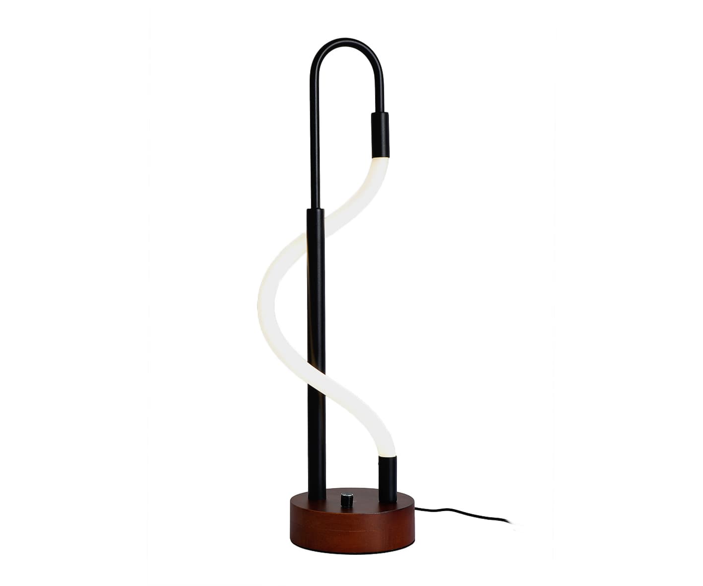 Kink Light 08040-T,19 Настольная лампа Далия черный d15 h55 Led 6W (4000K)