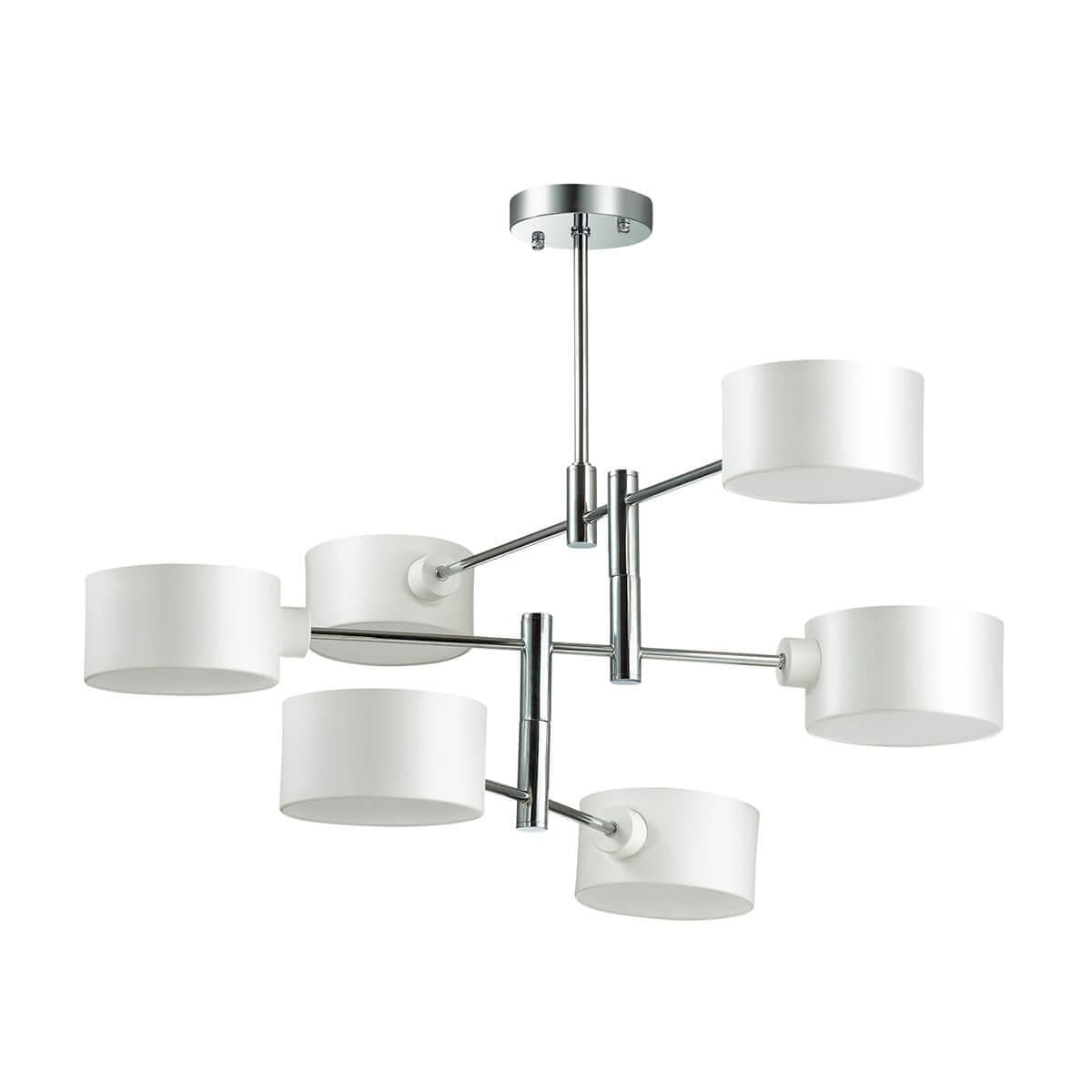 Lumion 3742/6C LN19 084 белый, хром Люстра потолочная E14 6*60W 220V ASHLEY — миниатюра 3