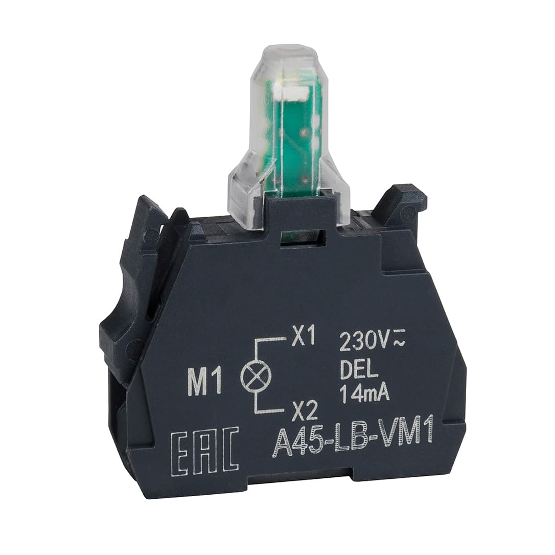 КЭАЗ Световой блок OptiSignal D22 A45-LB-VM1 белый 230-240VAC ZBVM1