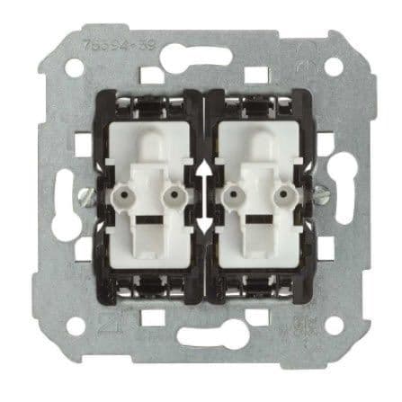 Simon 75 Выключатель перекрестный двухклавишный (с 3х мест) 7502251-039 — миниатюра 2