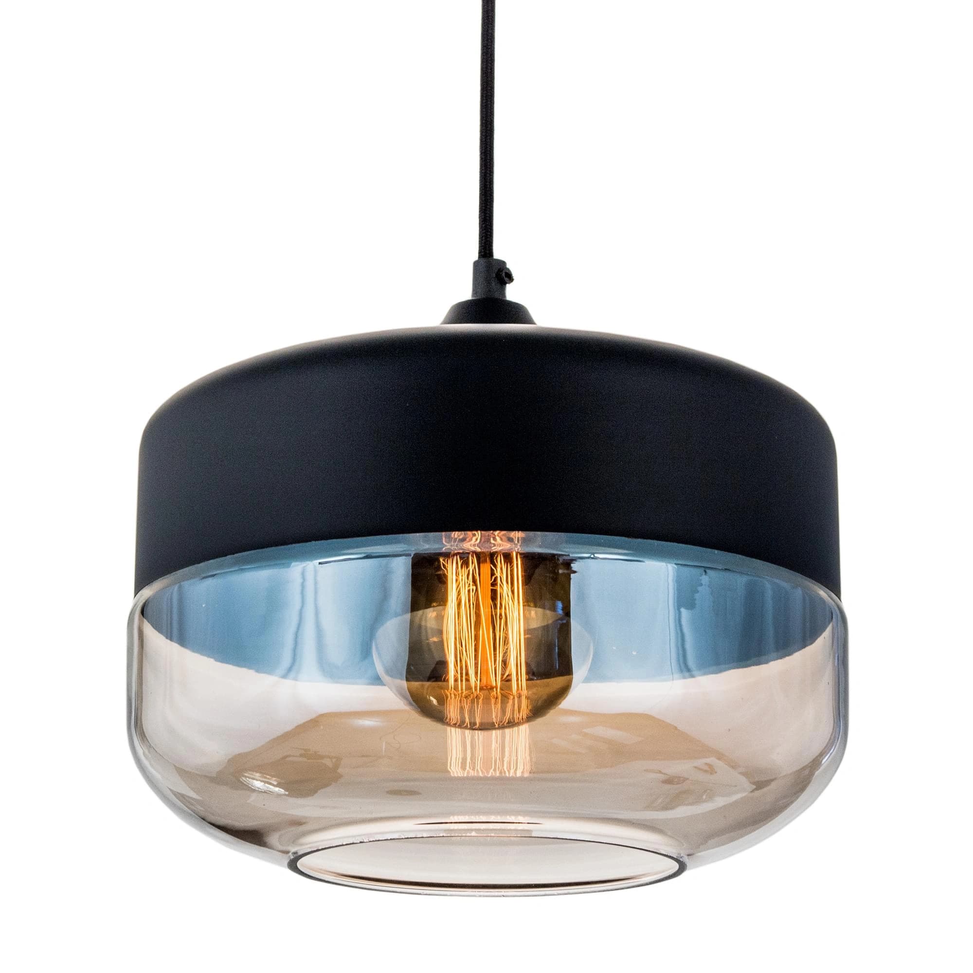CITILUX CL450208 Эдисон  Св-к Подвес Черный+Дымчатый — миниатюра 2