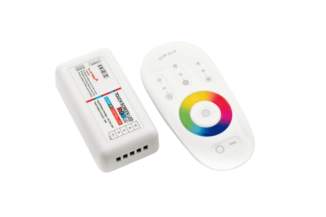 SWG Контролер RGB+W2.4G сенсорный 4Ch*6A 12/24V Белый, RF-RGBW-S-24A
