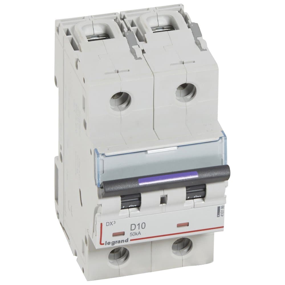 Legrand DX3 Автоматический выключатель 50кА 10А 2P D 410199 — миниатюра 1