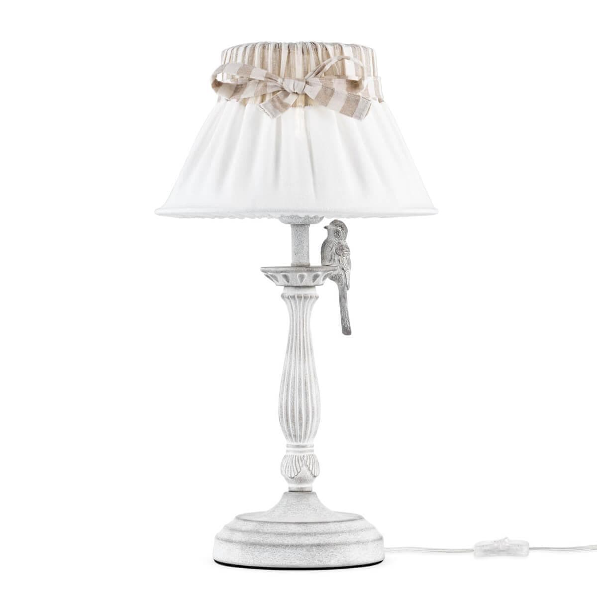 Maytoni Elegant Bird Белый Антик Настольная Лампа 1xE27 40W ARM013-11-W