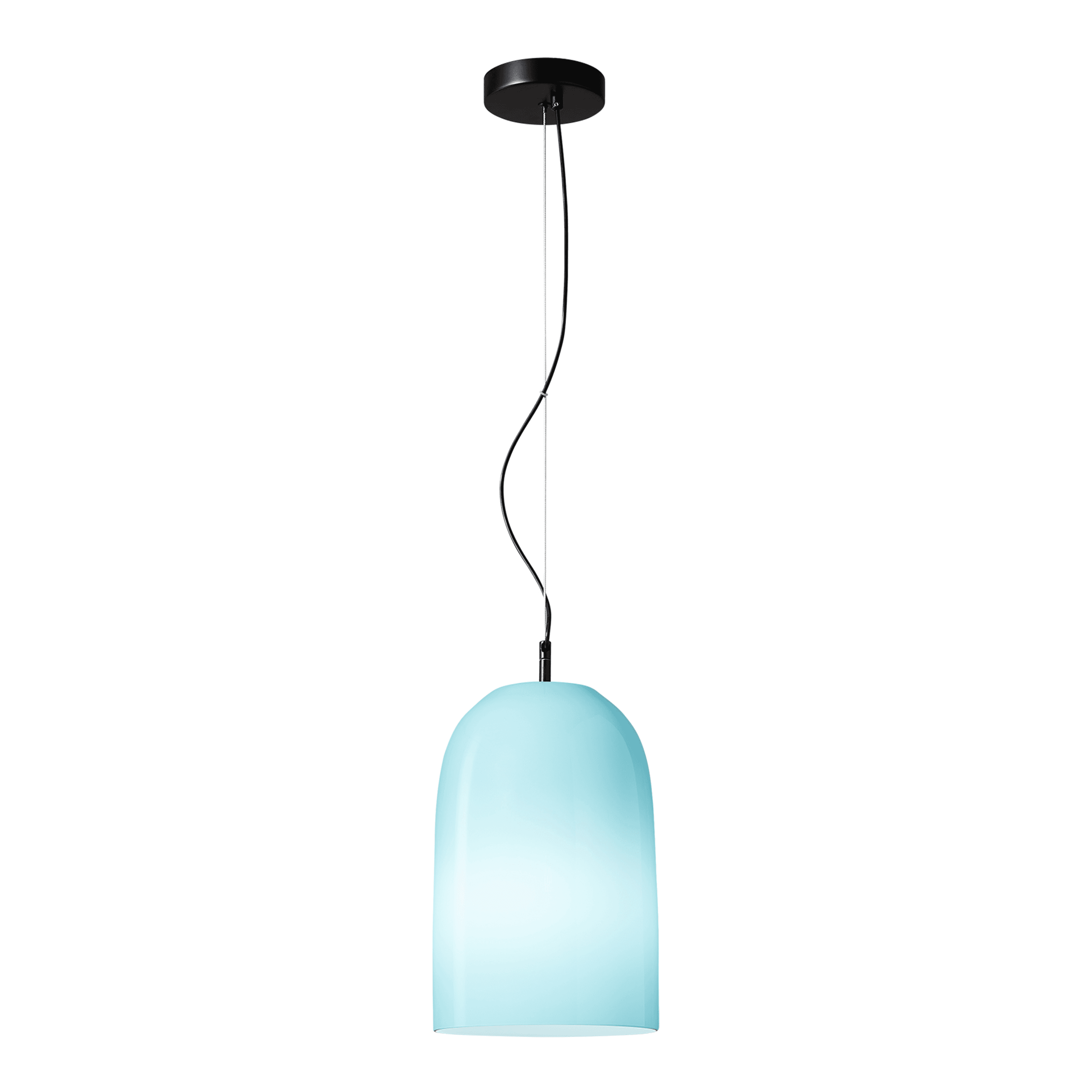ST LUCE SL2001.403.01 Светильник подвесной Черный/Синий E27 1*60W