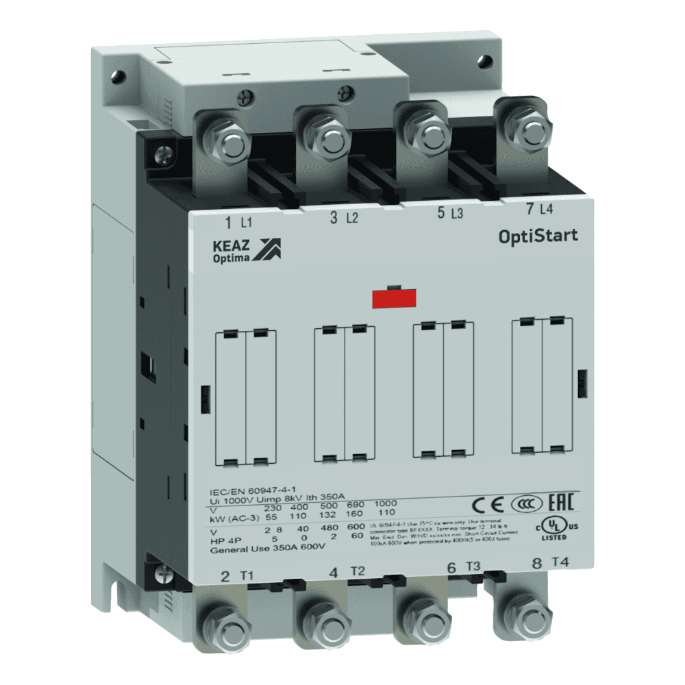 КЭАЗ Контактор OptiStart K-AF-195-40-00-E400 с катушкой AC/DC с электронным управлением