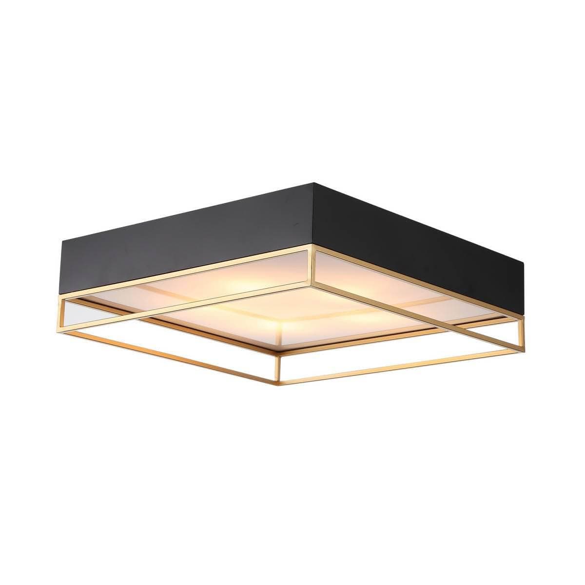 ST Luce SL1127.422.05 Светильник потолочный Черный, Матовое золото/Белый E14 5*40W — миниатюра 4